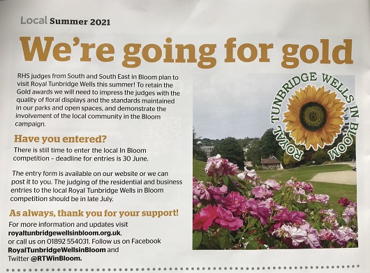 Royal Tunbridge Wells in Bloom 2021 - Local Magazine Summer 2021